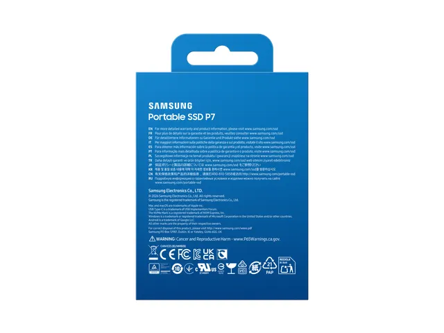 Portable SSD P7 USB 4.0 Gen 3x2 4TB
