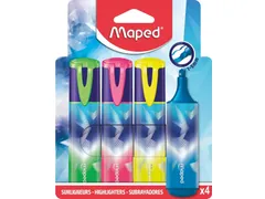Markeerstift Maped Arctic Vibes set à 4 kleuren
