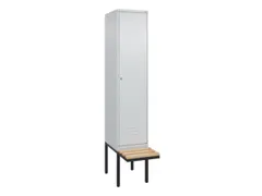 locker met bank,HxBxD 2120x400x815mm,1vak,vak B 400mm,cil.-slot
