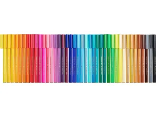 Viltstiften Faber-Castell Connector in reiskoffer, inhoud 46 stuks - 7