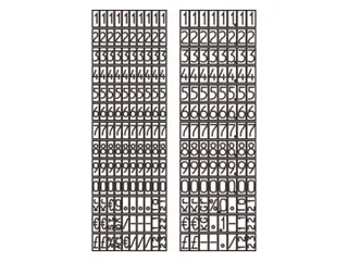 Etiketteertang Avery PL2/18 2 regels zwart - 4