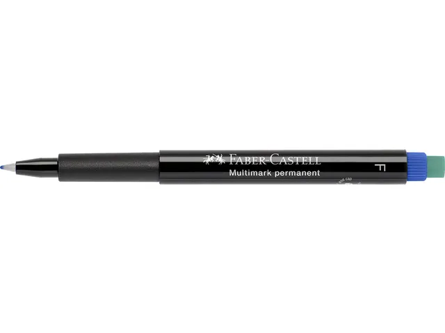 Marker Faber-Castell Multimark permanent F blauw