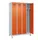 locker voor scheiding van kleding,HxBxD 1950x1200x500mm,4vak