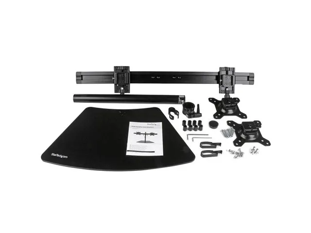 Support 2 écrans Noir