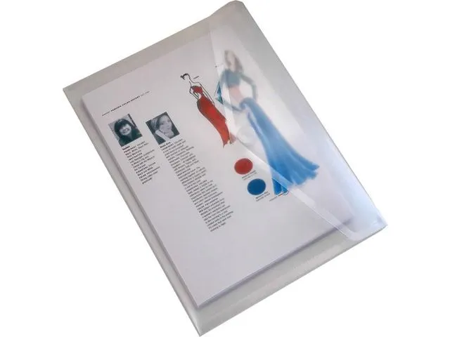 Documentenmap HFP Dwars Landschap 250x180mm A5 Wit 10 Stuks