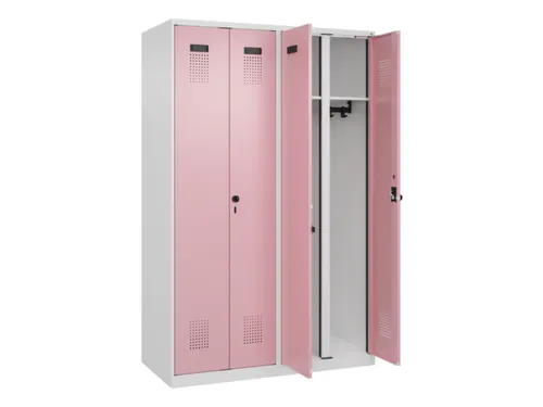 locker voor scheiding van kleding,HxBxD 1850x1200x500mm,4vak