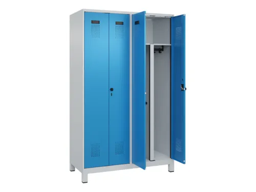 PBM-locker,HxBxD 1950x1200x500mm,4vak,vak B 300mm,draaigrendel