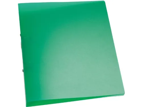 Ringmap A4 PP 2 Ringen 25mm Transparant Groen