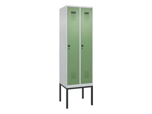 locker voor scheiding van kleding,HxBxD 2120x600x500mm,2vak