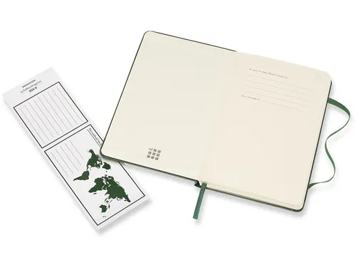 Notitieboek Moleskine pocket 90x140mm lijn hard cover myrtle green