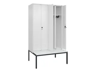 locker voor scheiding van kleding,HxBxD 2120x1200x815mm,4vak - 2