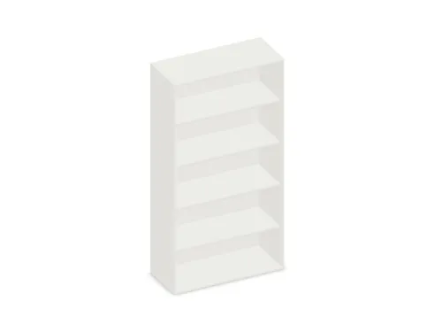 kantoorstelling,HxBxD 1920x1000x430mm,4xhouten vloer,decor romp wit