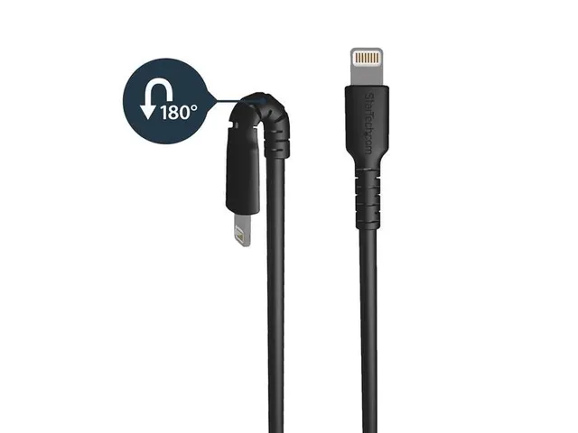 1 Meter Usb Naar Lightning Kabel Apple Zwart Aramide