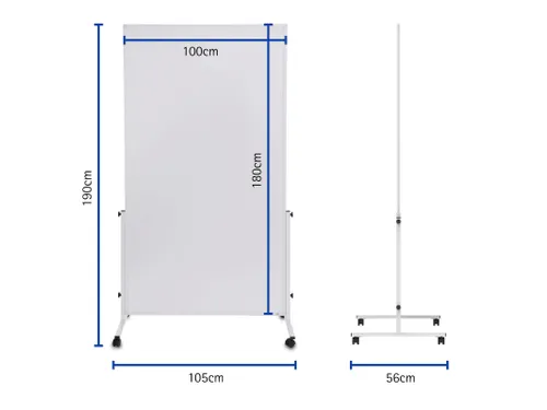 Mobiel Whiteboard MAULsolid Easy2move 100x180cm
