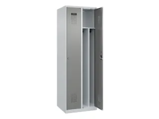 locker voor scheiding van kleding,HxBxD 1850x600x500mm,2vak - 1