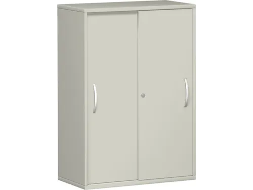 Schuifdeurkast 1150x800x430mm Romp Lichtgrijs Decor Front Lichtgrijs