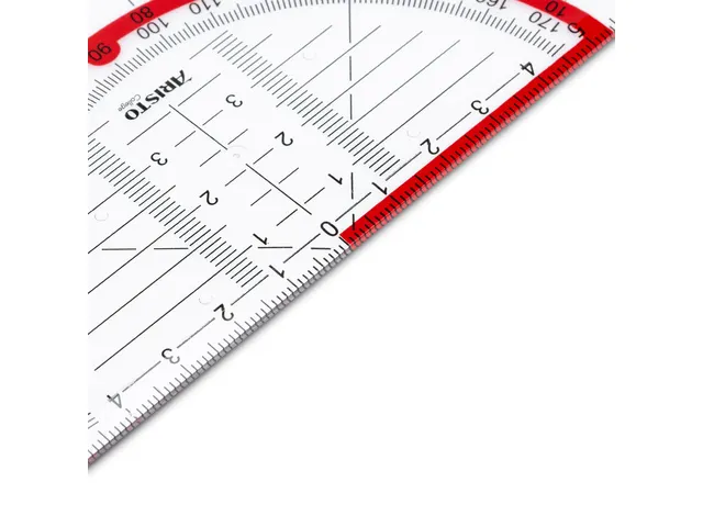Equerre géométrique Hypoténuse 14cm sans prise