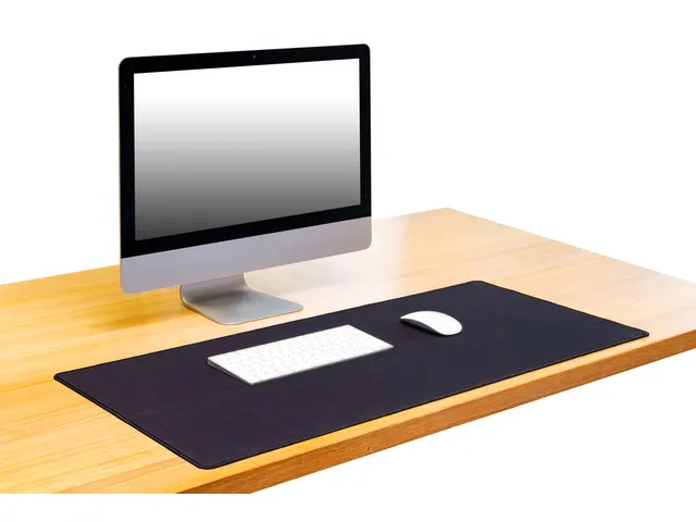 Tapis De Bureau Et Tapis De Souris, Ft 90 X 40 Cm, Noir