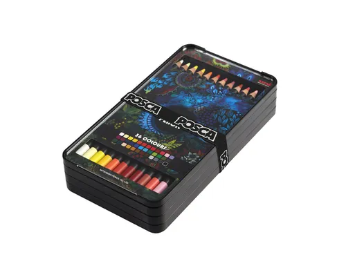 Kleurpotloden Posca assorti set à 36 stuks