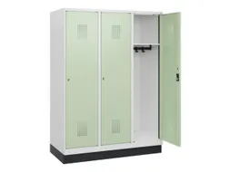 schoollocker,HxBxD 1630x1200x500mm,3vak,vak B 400mm,cil.-slot,sokkel