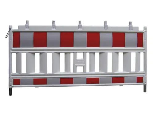 Euro2-afzethek,HxL 1000x2000mm,kunststof,wit/rood,m. lampadapter