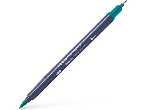 Sketchmarker Faber-Castell Goldfaber 313 dark cobalt green op alcoholb