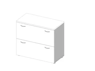 hangmappenkast,HxBxD 815x900x450mm,2hangmappenframes,romp aluminium - 1