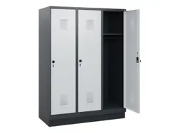 schoollocker,HxBxD 1630x1200x500mm,3vak,vak B 400mm,draaigrendel