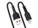 USB A naar Lightning Kabel 1 Meter Zwart, MFi Gecertificeerd, iPhone L