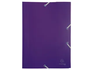Elastomap A4 Assorti 3 Kleppen Polypropyleen 4/10de Ondoorschijnend - 24