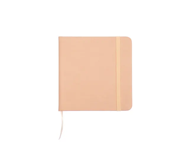 Schetsboek Kangaro 12x12cm oud roze PU hardcover 80 blad 140 grams roo