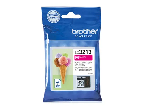 Inktcartridge Brother LC-3213 rood HC