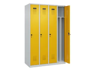 locker voor scheiding van kleding,HxBxD 1850x1200x500mm,4vak - 1