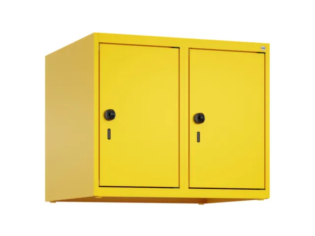 opzetkast,v. locker,2vak.,vak B 300mm,HxBxD 500x600x500mm,draaigrendel