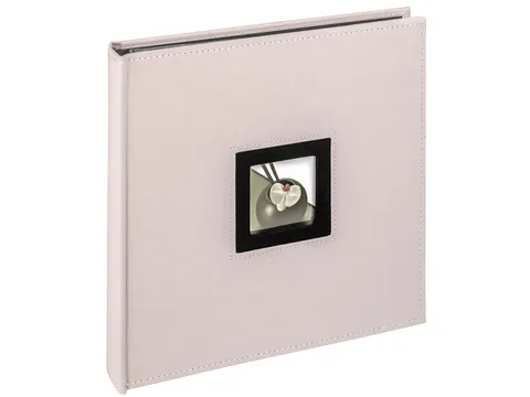 Fotoalbum walther design Black & White 26x25cm 25 vel grijs