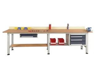 Werktafel Aanbouw Lxbxh 1000X750X835Mm Melaminehars Werkblad 25Mm - 3