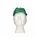 Pet met klep en haaropvang maat L Polyester Kroon Groen 100 stuks