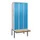 locker met bank,HxBxD 2120x900x815mm,3vak,vak B 300mm,draaigrendel