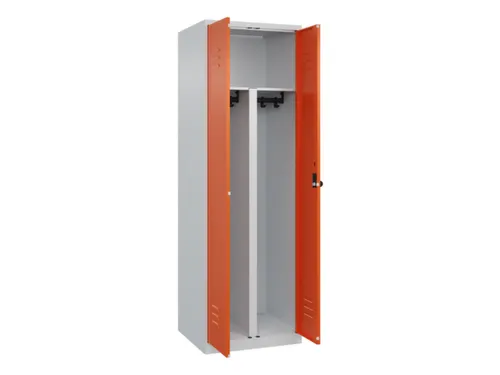 PBM-locker,HxBxD 1850x600x500mm,2vak,vak B 300mm,draaigrendel