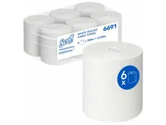 Scott 6691 Handdoekrol Max Airflex 1-laags Wit