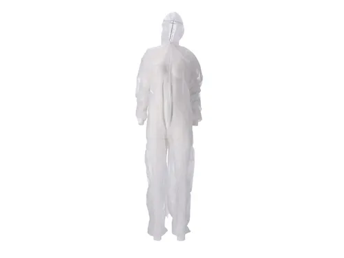 Overall CMT XXL non-woven ritssluiting PP wit 181cm lang 50 stuks