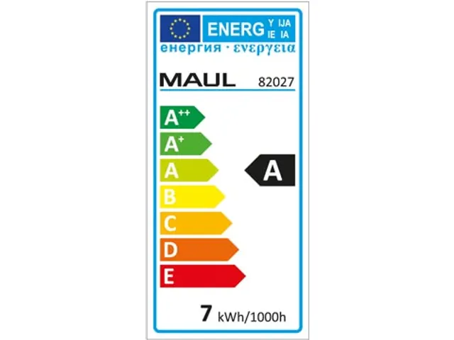 bureaulamp MAULpirro, LED-lamp, dimbaar, zwart