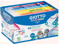 Decor Textile textielstiften, schoolpack met 48