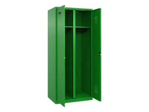 locker voor scheiding van kleding,HxBxD 1850x800x500mm,2vak