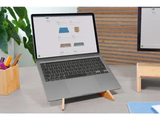 Laptopstandaard Sigel Eye Style beige 600x145x8mm - 12