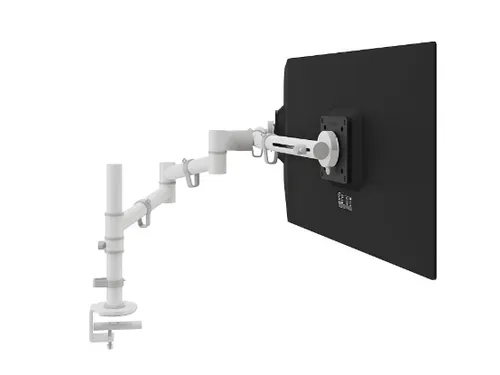 Monitorarm Viewgo Voor 2 Schermen 360° draaibaar Wit