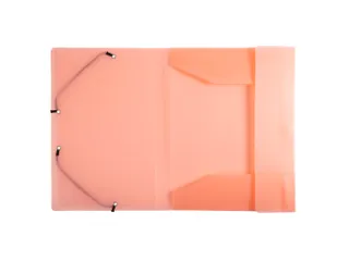 Elastomap 3kl PP A4 Chrom Pastel Koraal - 4
