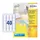 Etiket Avery L7654-100 45.7x25.4mm wit 4000 stuks