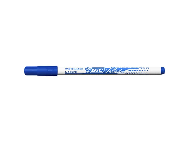 Viltstift Bic Velleda 1721 whiteboard rond fijn blauw