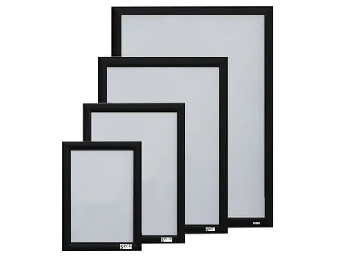 Kliklijst Seco A1 zwart 25mm Aluminium frame, anti-glans PVC voorkant